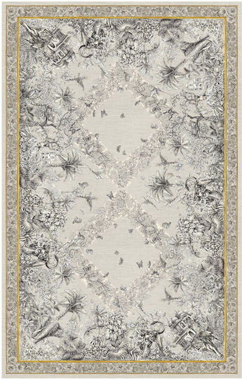 Tessitura Toscana Telerie Τραπεζομάντηλο Λινό Tantra Γκρι 170x170εκ.