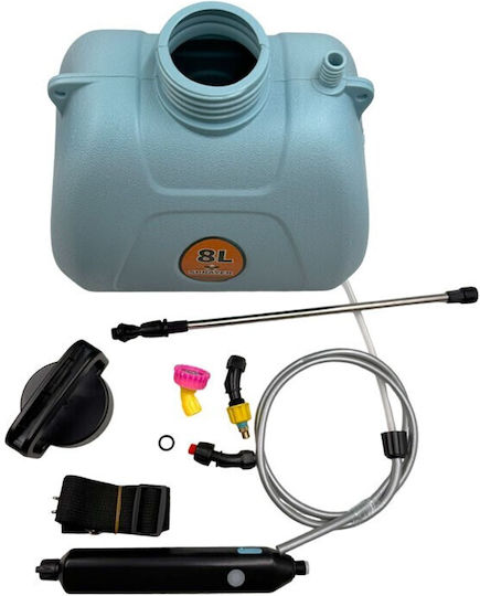 Sprayer 12V Battery With Capacity 8L 3bar In Light Blue Colour