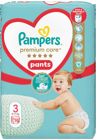 Pampers Diaper Pants Premium Care No. 3 for 6-11kg 70pcs
