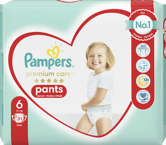 Pampers Diaper Pants Premium Care No. 6 for 15+kg 31pcs