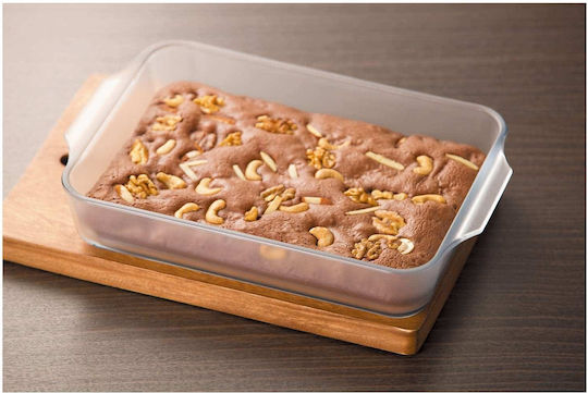 Aderia Rectangular Heat-Resistant Glass Cookware 29x19x5cm