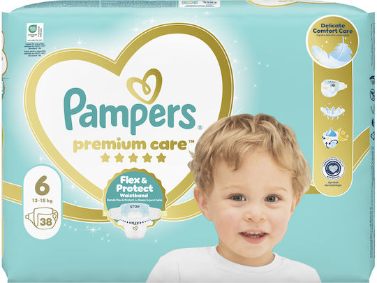 Pampers Πάνες με Αυτοκόλλητο Premium Care 1+1 No. 6 για 13+kg 76τμχ