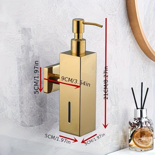 Επιτοίχιο Dispenser Αφρού Κουζίνας από Ανοξείδωτο Ατσάλι Επιτοίχιο Dispenser Αφρού Κουζίνας από Ανοξείδωτο Ατσάλι