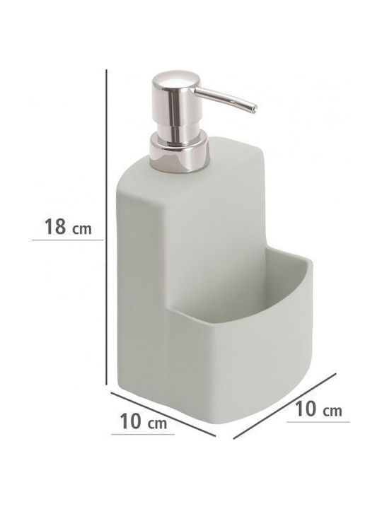 Wenko Festival Επιτραπέζιο Dispenser για την Κουζίνα Κεραμικό με Θήκη για Σφουγγάρι Μπεζ 380ml