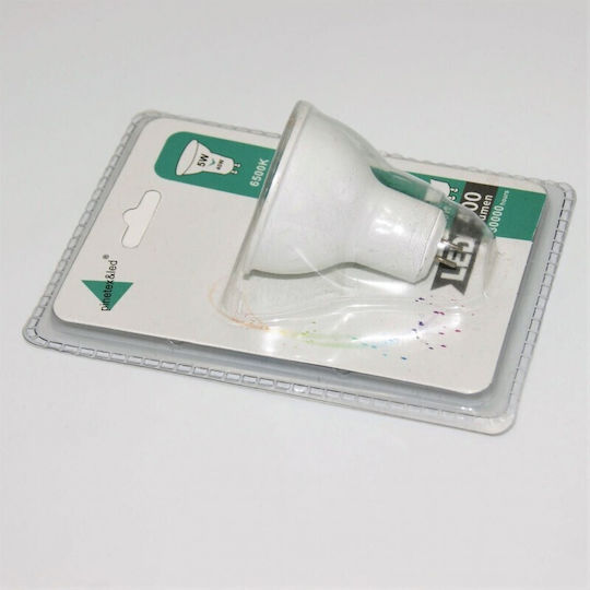 Bec LED 5W pentru Soclu GU10 Alb rece 400lm