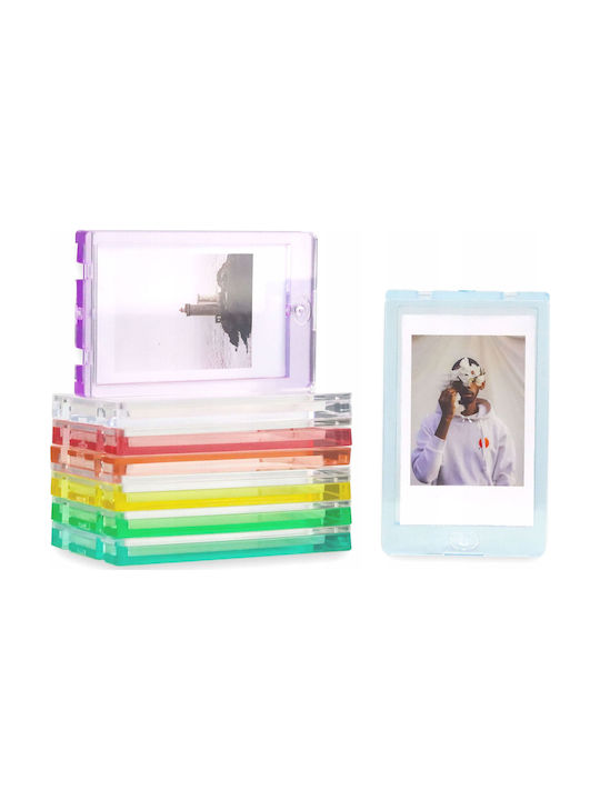 Loveinstant Metallic Photo Frame with Blue Frame