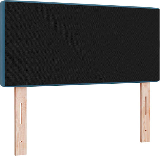 vidaXL Fabric Bed Headboard Dark Blue 100x88cm