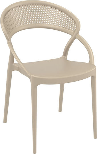 Καρέκλα Sunset Taupe 54x56x82εκ.
