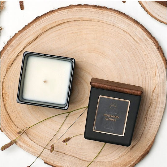 Candle Light Aromatic Soy Candle in Jar with Rosemary & Clove Scent 610g