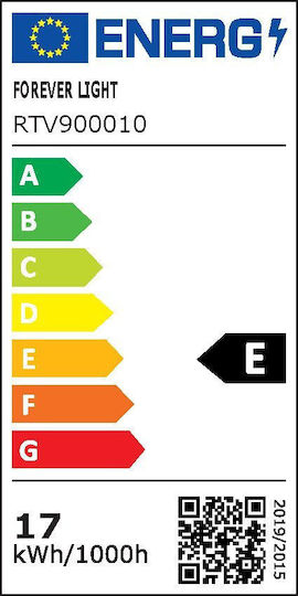 Forever Light Bulb LED Lamp 17W 110mm For E27 Socket And A65 Shape Warm White 2100lm