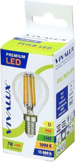 Vivalux LED Bulb 7W Warm White 960lm