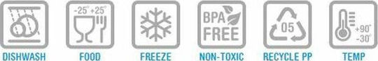 Orplast Plastik Aufbewahrungsbox mit Deckel Transparent 29x20cm