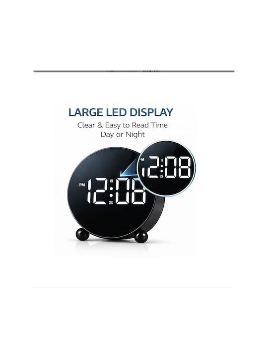 Επιτραπέζιο Ψηφιακό Ρολόι LED με Ξυπνητήρι HL-8895