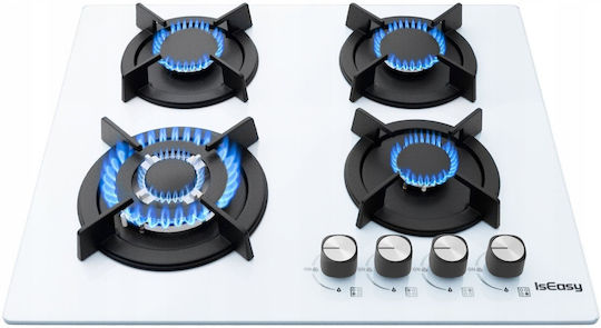IsEasy Natural Gas Cooktop Autonomous 59x51cm Silver