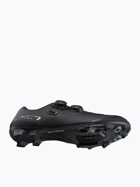 Shimano Ανδρικά Χαμηλά Παπούτσια Ποδηλασίας Βουνού Μαύρα