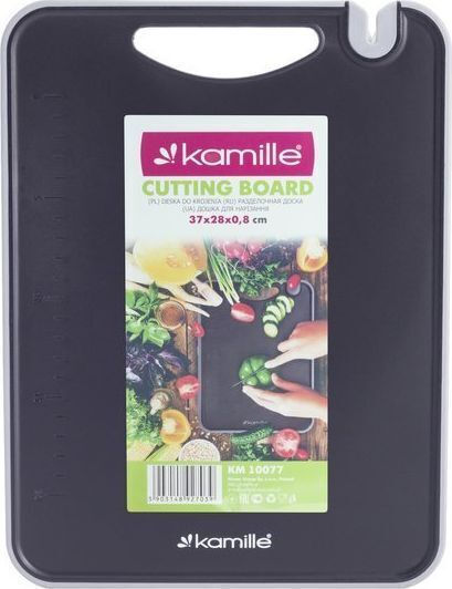 Kamille Επιφάνεια Κοπής Πλαστική Μαύρη 37x28cm