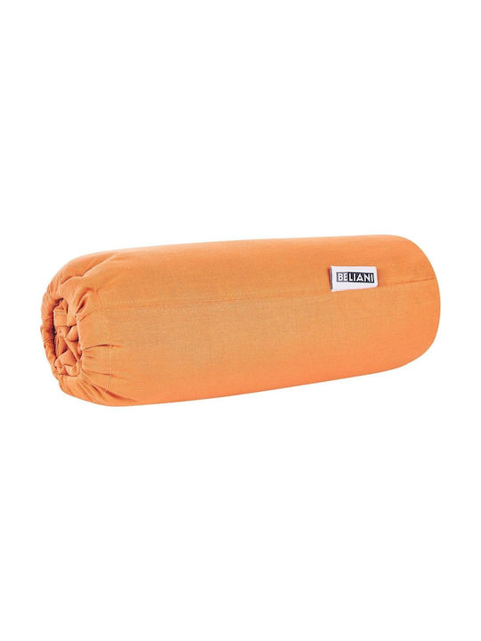 Beliani Чаршаф Единично Памук Orange 200x200см