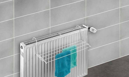 Wenko Hanging Metallic Clothes Drying Rack with Hanging Length 2.4m
