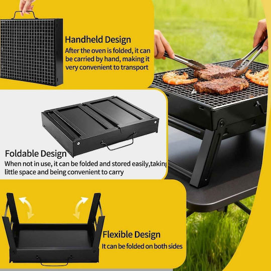 Uncle George Portable Charcoal Grill 43cmx30cm