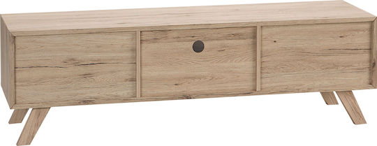 TV-Möbel Hölzernes Grün L150xB40xH45cm