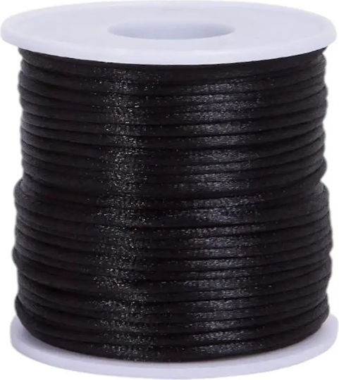 Schnürsenkel Satin Stoff F2mm 50 m Fuchsie