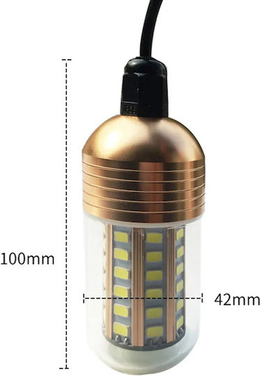 LED Professional Underwater Fishing Lamp 12/24V Green 60 Super LED 18000lm IPX8 – Super Fish Lamp TC-552