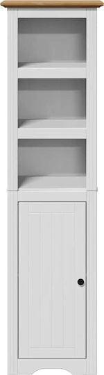 vidaXL Badezimmersäule Boden H44xB30xH160cm Weiß