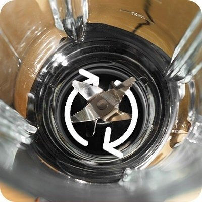 Huslog Μπλέντερ με Πλαστική Κανάτα 1.5 lt 1200W Γκρι