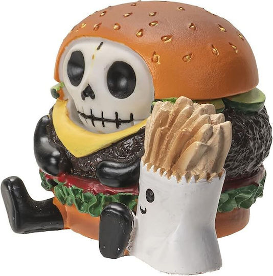 Pacific Decorative Polyresin Figure Furrybones Burger Figurine 6.5x7.5x6cm