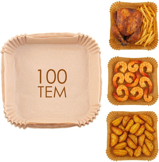 Next Antihaft-Backpapier für Air Fryer 16x16cm 100 Stück