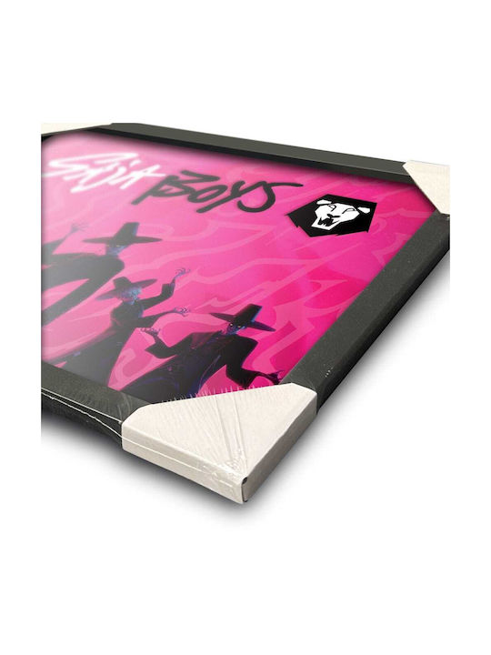 K-pop Demon Hunters Saja Boys Idol Poster Rahmen 31x41cm
