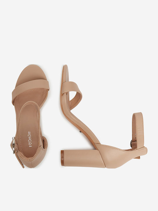 Damen Sandalen Beige