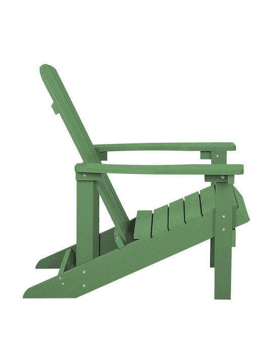 Шезлонг Дървени Зелена 75x88x88см.