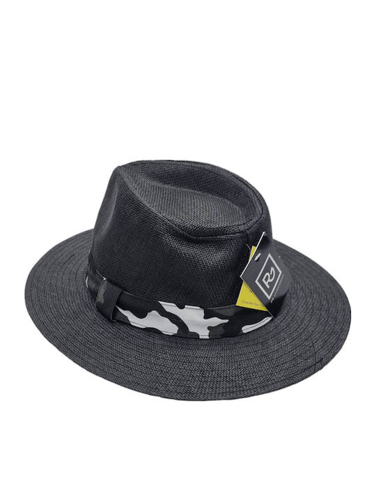 Pg Accessories Текстилно Мъжко Шапка Федора Сива