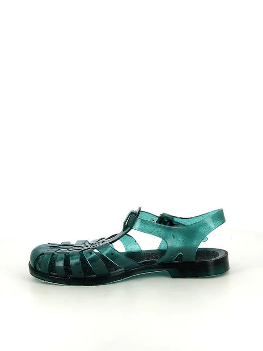Meduse Jelly Sandals Med-sunchanvre Vert
