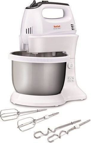 Tefal Mixer mit Edelstahlbehälter Weiß