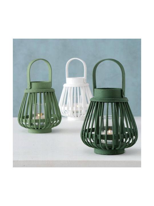 Boltze Bamboo Laterne Grüne