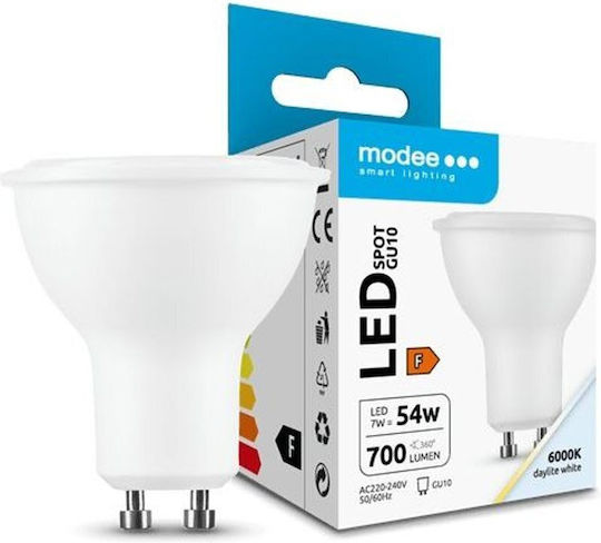 Modee Lighting LED Bulb 7W 260mm For GU10 Socket Cool White 700lm