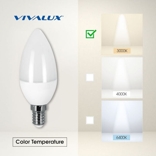 Vivalux LED Bulb 5W for E14 Socket Warm White
