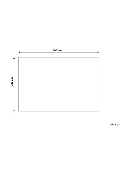 Beliani Beliani Wohnzimmer Teppich Rechteckiges Baumwollbeige 200x300cm