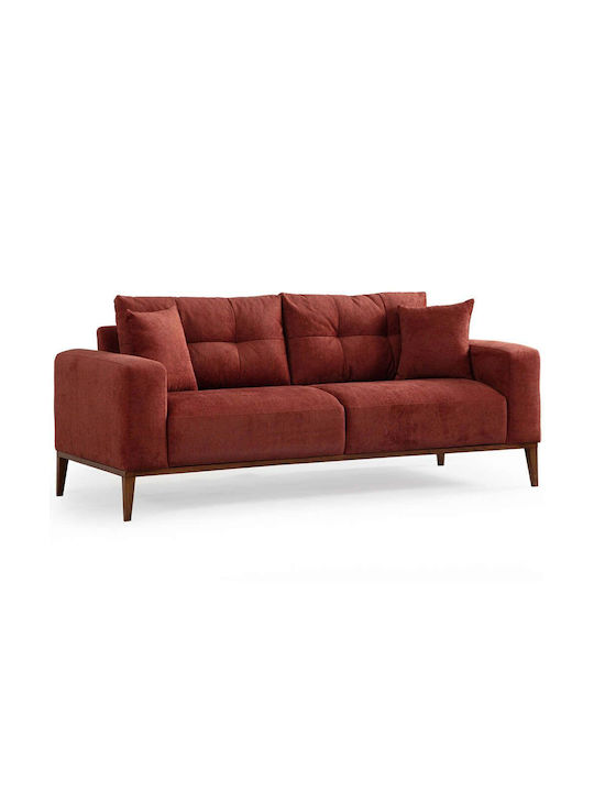 Sinor Three-Seater Couch Bed Tile Red 225x92x75cm