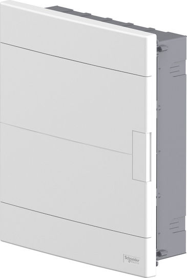 Modular Switchgear 2x12 Flush Mounted IP40 Easy9 EZ9EU-2-12-PT-P Door White EZ9EUB212