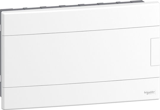 Modular Switchgear 1x18 Flush Mounted IP40 Easy9 EZ9EU-1-18-PT-P Door White EZ9EUB118