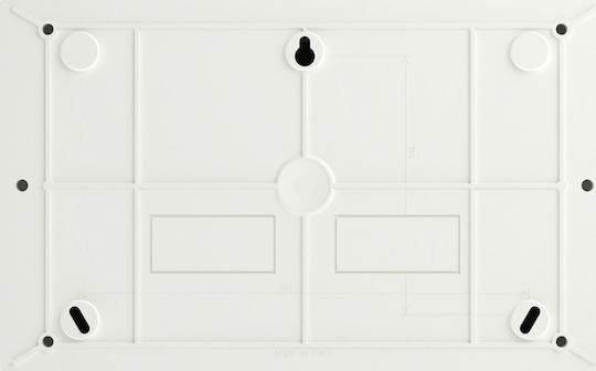 1x18 Surface Mounted Modular Switchgear Ip40 Easy9 Ez9eu-1-18-nt-p Door White Ez9eud118