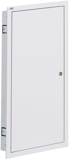 Modular Switchgear 4x12 Flush Mounted IP30 N+PE I Class Metal Door White KP-DB-I-MF-412 White 35682