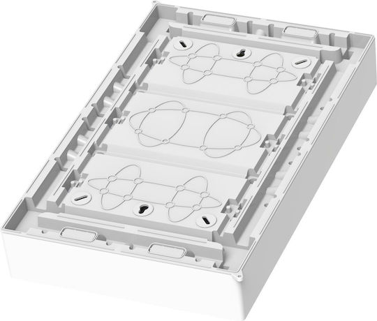 Eurolamp Wall mounted 12-Elements Fuse Box with 3 Rows W354xH560xD107mm