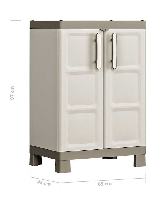 Dulap cu două uși Excellence Plastic 65x45x97cm