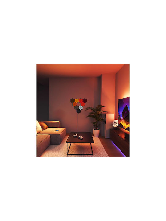 Nanoleaf Διακοσμητικό Φωτιστικό Shapes LED RGBW 9τμχ 20εκ.