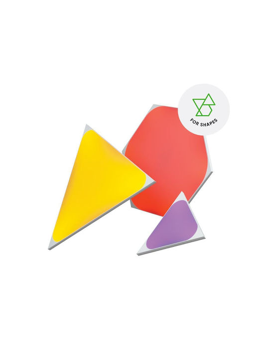 Nanoleaf Διακοσμητικό Φωτιστικό Shapes Hexagons Expansion 3-pack LED RGB Hexagon 3τμχ