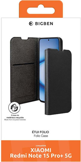 Bigben Case Redmi Note 15 Pro Plus 5g Card Holder Stand Function Black